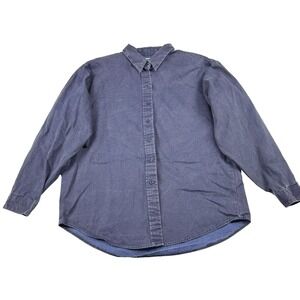 Panhandle Slim Vintage USA Western Denim Shirt‎ Long Sleeve Size Medium Cotton